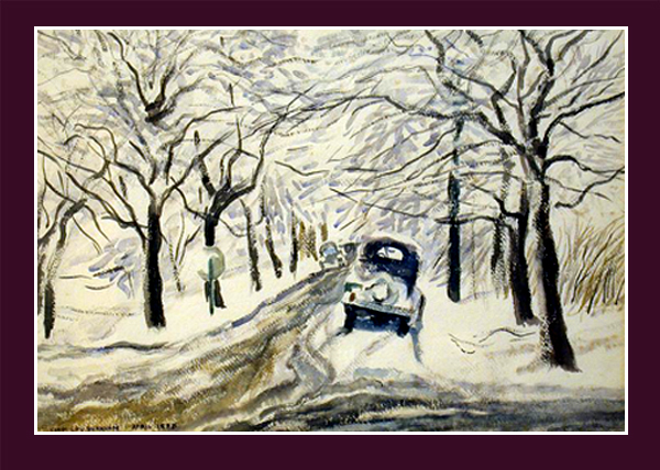 Carol-Lou Burnham, "Stalled," 1938,