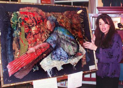 Jane during a Hibakusha Project performance 